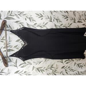 Alberto Makali Dress Black Womens Size 8 Form Fitting